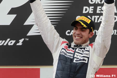 「よくやったパストール」とF1初テストの機会を与えたジャンカルロ・ミナルディ