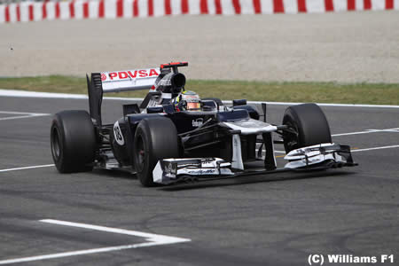 ウィリアムズのピット火災、7名が病院搬送