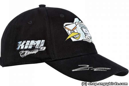 キミ・ライコネン＆アングリーバード、コラボキャップ予約受付開始