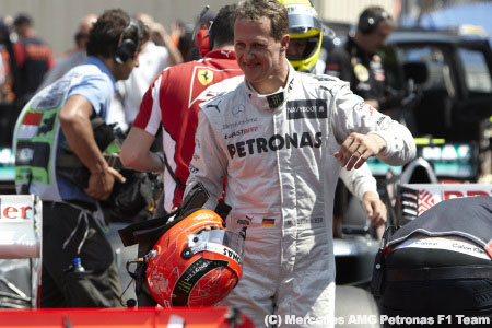 メルセデスAMG「シューマッハこそ1位という結果にふさわしい」