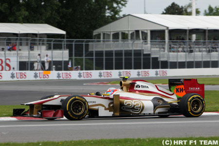 ナレイン・カーティケヤン「左フロントのブレーキに問題を抱えていた」