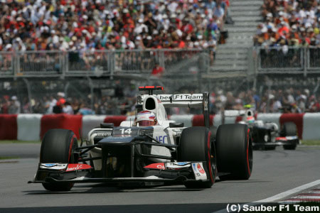 小林可夢偉「ほかのクルマに前をふさがれることに苦労した」