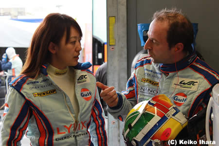 井原慶子、ル・マン24時間予選1日目はトラブルのためクラッシュ