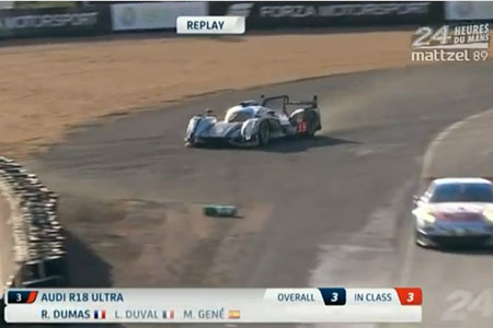 【動画】アウディ3号車、復帰なるか？＝ル・マン24時間