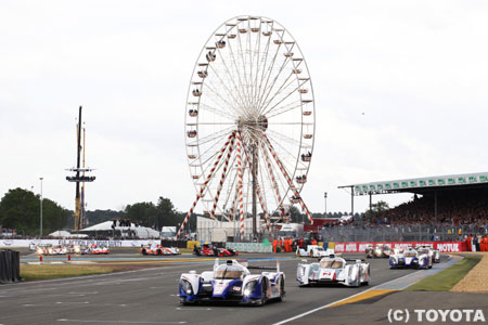 トヨタ、2時間経過時点で4位と5位＝ル・マン24時間