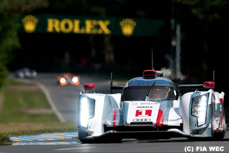 ル・マン24時間、ハイブリッドのアウディ勢が優勝争いをしたままゴールへ