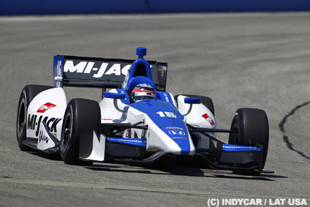 佐藤琢磨、第8戦は周回遅れとの不可解なバトルに「とても落胆しました」＝INDY