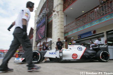 ザウバー「今日の出来にはあまり満足していない」