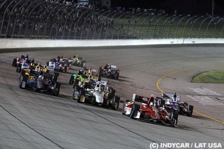 インディ第9戦決勝、ライアン・ハンターレイが2連勝、佐藤琢磨は12位完走