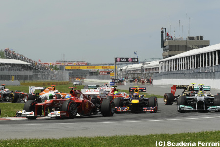 F1第7戦カナダGP日曜 写真ギャラリー