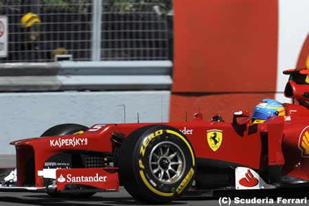 F1第9戦イギリスGPフリー走行3回目の結果