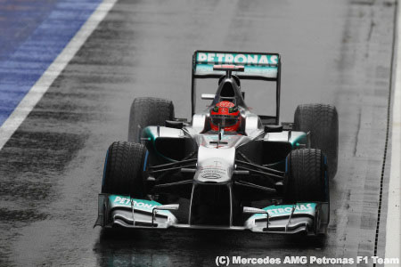 ミハエル・シューマッハ「またトップ3に入れたから喜んでいる」