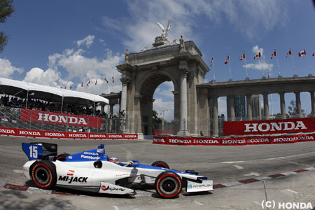 インディ第10戦決勝、ハンターレイが優勝、琢磨は9位