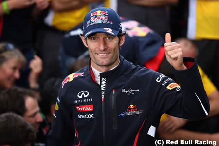 レッドブル、マーク・ウェバーとの契約を延長