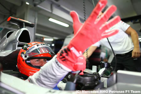 ミハエル・シューマッハ「自分のミス。集中力を欠いていた」