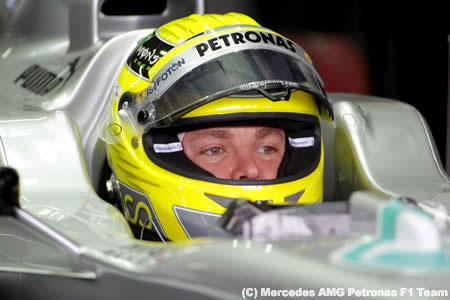 ニコ・ロズベルグ、ギアボックス交換で5グリッド降格ペナルティー