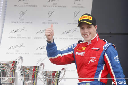 GP2でトップのルイス・ラジア、レッドブルでテストの可能性？