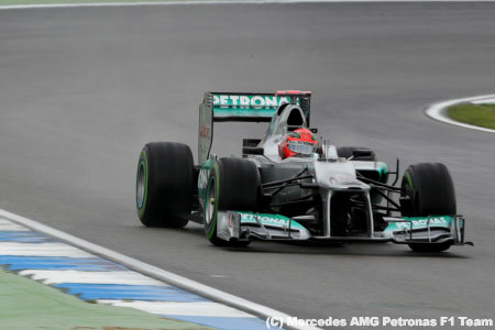 ミハエル・シューマッハ、3番グリッドからスタート