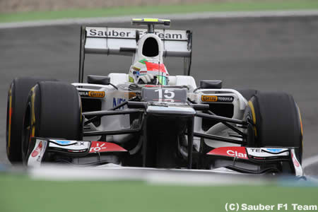 セルジオ・ペレス「渋滞につかまってしまった」