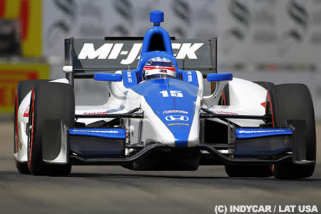 佐藤琢磨、日本人最高位タイの2位表彰台＝インディ第11戦