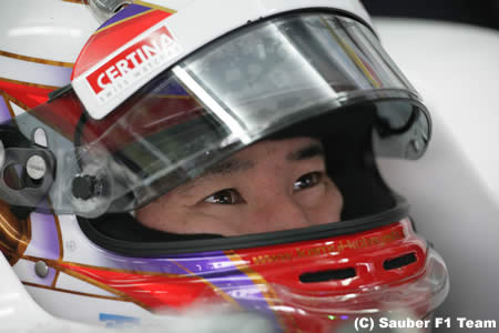 小林可夢偉、自己最高位更新の4位に。ベッテルが降格