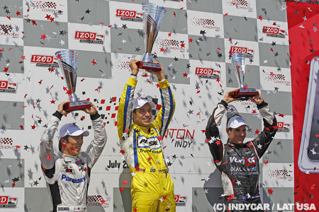 佐藤琢磨、初優勝が見えた！＝インディ第11戦
