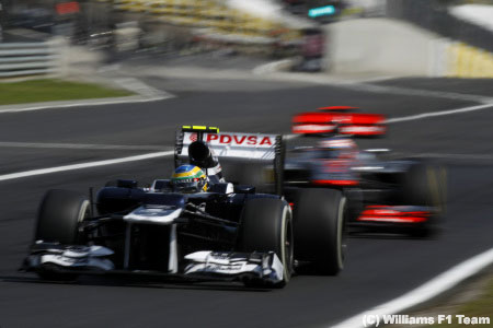 ウィリアムズ代表、セナの進歩に満足
