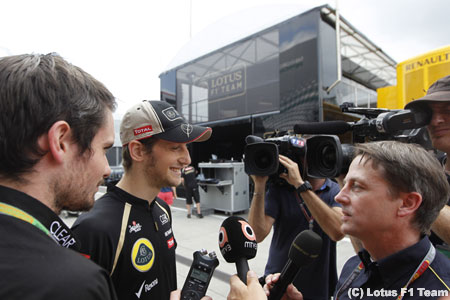 ロメ・グロジャン、ロータス残留を目指す