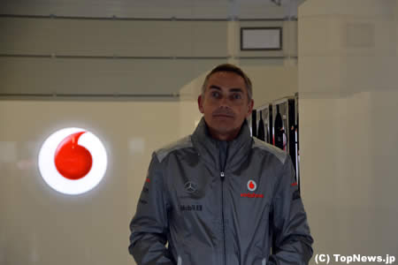 フリー走行終了後のマクラーレンボス＝F1イギリスGP