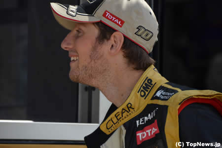 パドックのロメ・グロジャン　その2＝F1イギリスGP