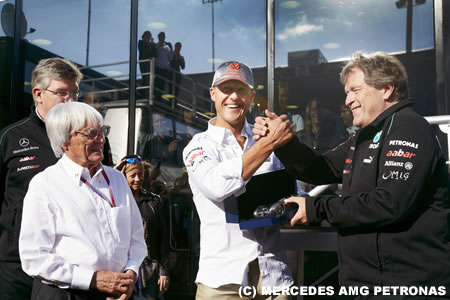 シューマッハ、2013年もF1現役続行を示唆