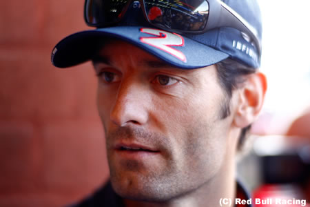 ランキング3位に後退も「関係ない」とウェバー