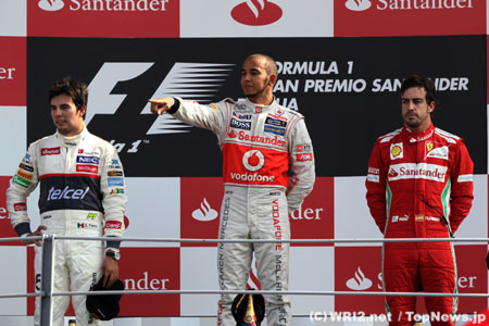 F1第13戦イタリアGP決勝の結果