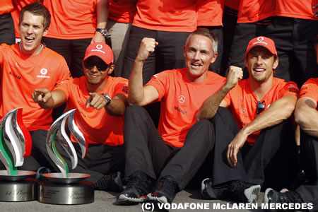 移籍の兆候？　優勝後もハミルトンに笑顔なし