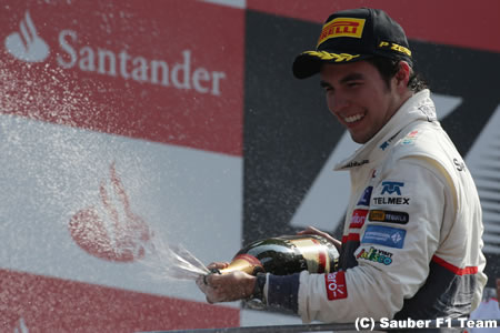 ペレス「ヨーロッパで最初の表彰台がモンツァで本当にうれしい」