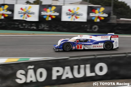 トヨタ、WEC第5戦サンパウロで初日トップに