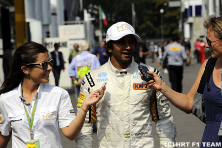 カーティケヤン、2013年もHRTで走りたい