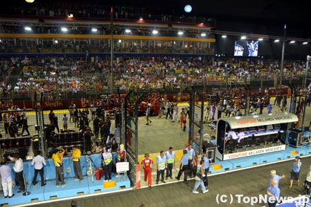 シンガポールGP決勝まもなくスタート
