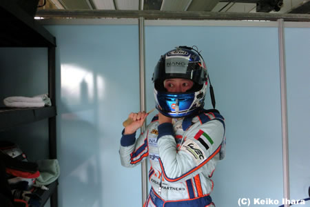 井原慶子「富士では表彰台に上りたい」＝WEC