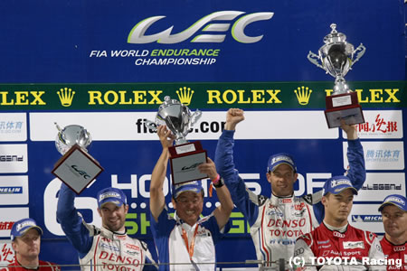 トヨタ、WEC最終戦の上海6時間で今季3勝目