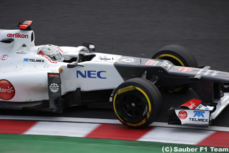 【速報】可夢偉、現在3番手を走行中！　F1日本GP20周経過（全53周）