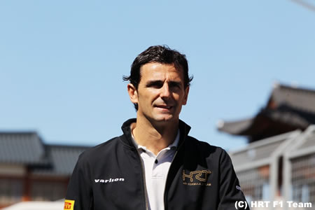 デ・ラ・ロサ「路面はとても滑りやすい」