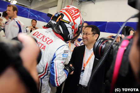 豊田社長「TS030ハイブリッドの勝利を大変誇りに思う」