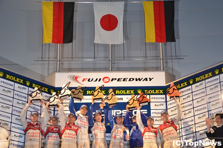 トヨタ、アウディとハイブリッド対決で凱旋勝利　WEC富士6時間耐久