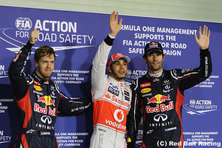 F1第18戦アブダビGP予選の結果