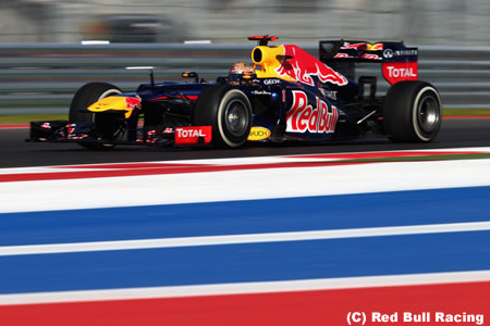 F1第19戦アメリカGPフリー走行3回目、詳細レポート