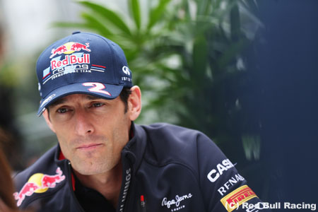 表彰台の新システムが気に入らないウェバー