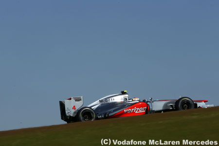 F1第20戦ブラジルGPフリー走行1回目の結果