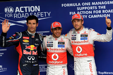 F1第20戦ブラジルGP予選の結果