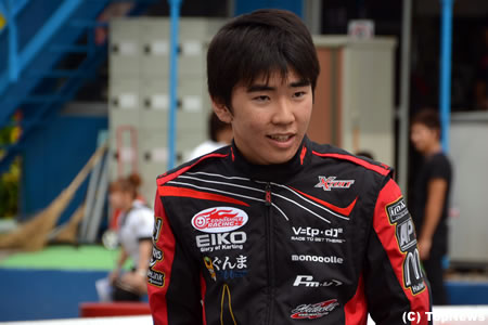 笹原右京、F1ドライバー目指しフォーミュラカーのテストへ